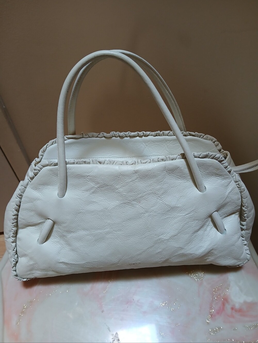 Vintage Furla Satchel Handbag